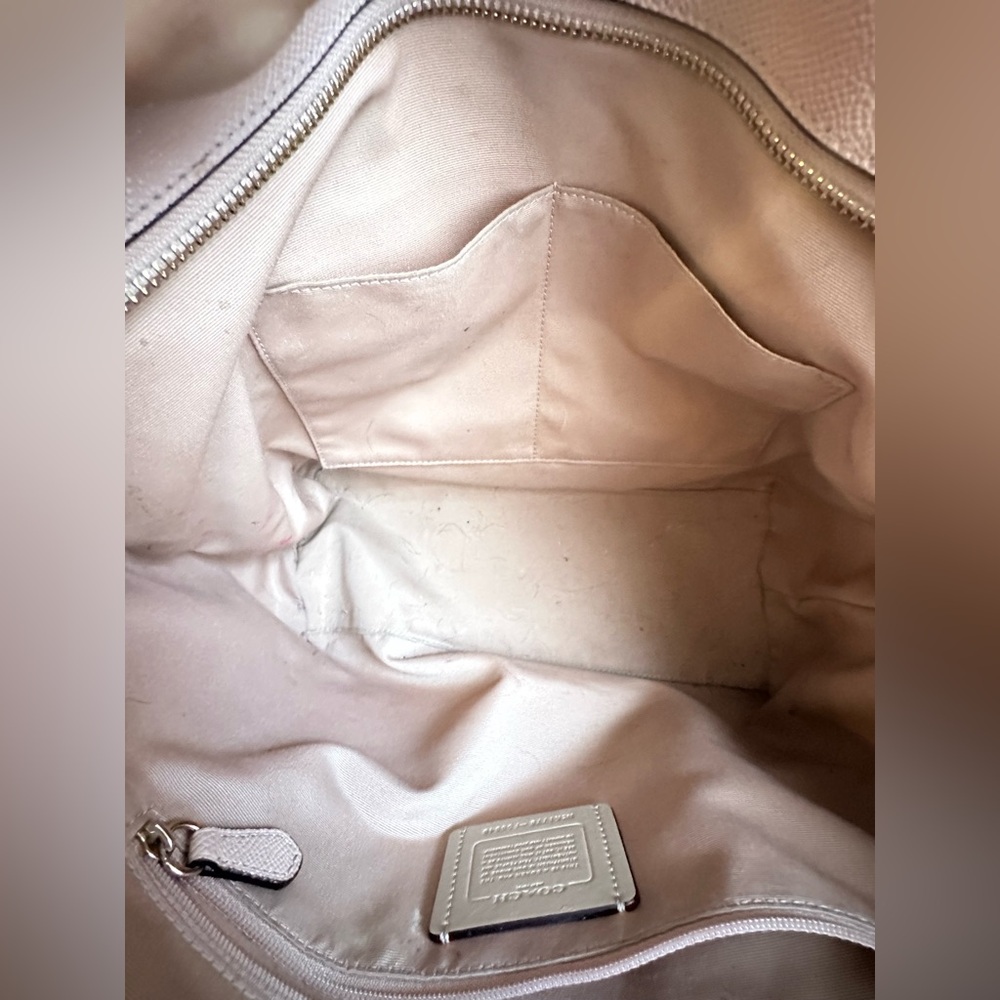 Coach Tan Leather Tote Minimalist Design - Picture 12 of 14